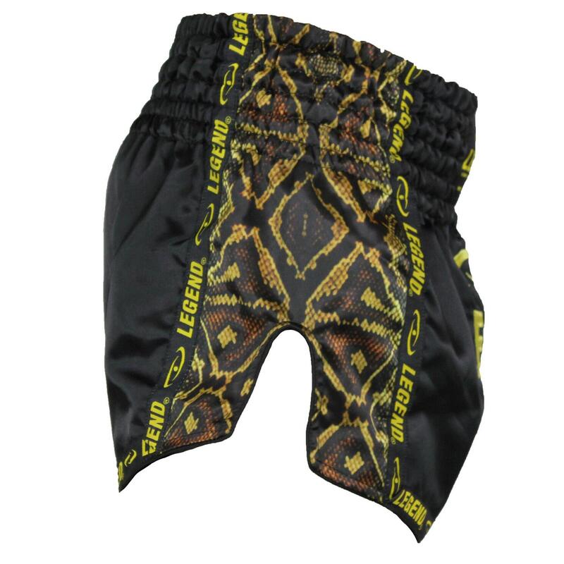 Kickboxing Shorts Enfants/Adultes Marron Serpent Satin