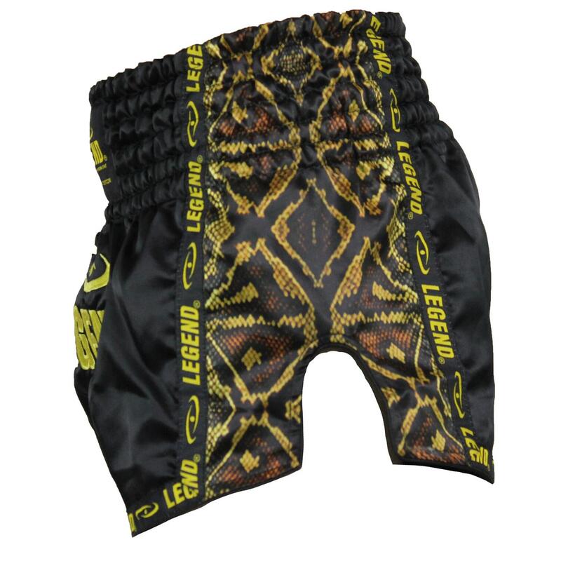 Kickboxing Shorts Enfants/Adultes Marron Serpent Satin