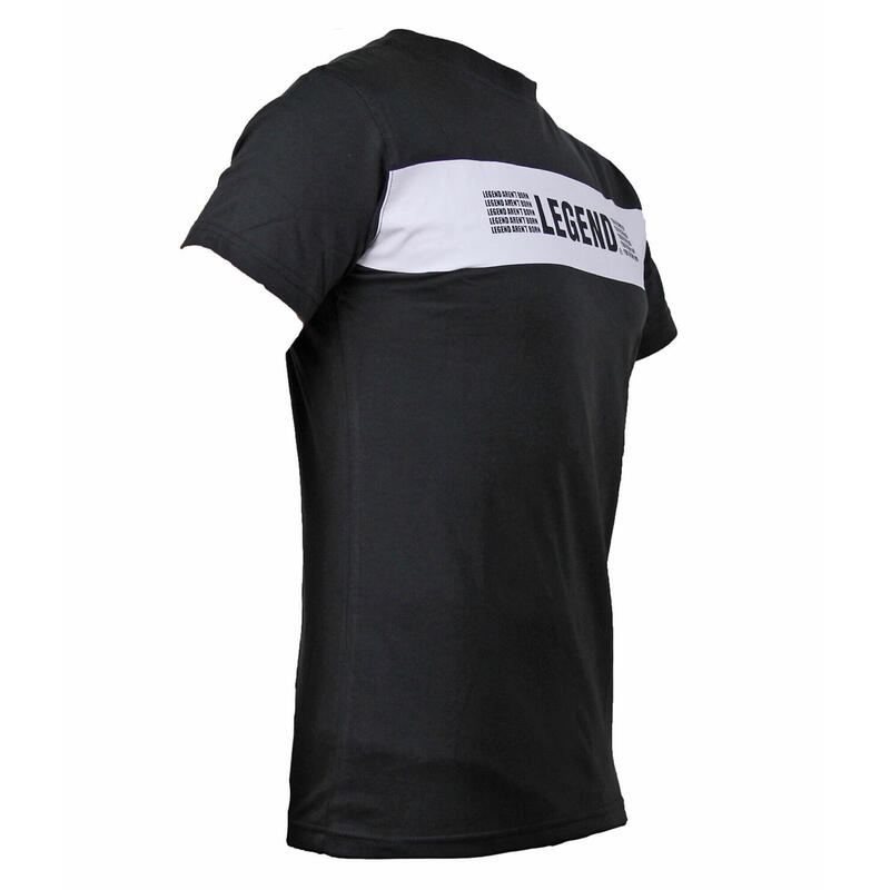 t-shirt Vision Enfants/Adultes Noir 100% Coton Biologique