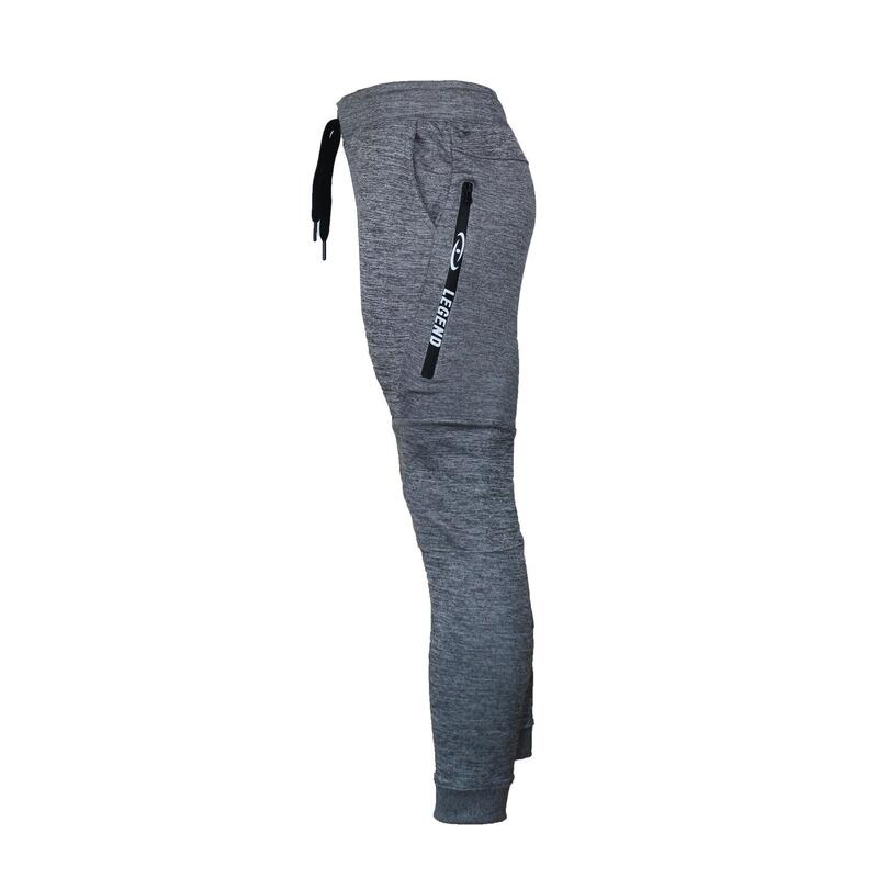 Joggingpak met Hoodie Kids/Volwassenen Grijs SlimFit Polyester