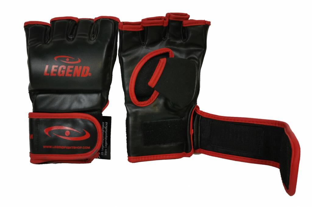 Bokszak / MMA Handschoenen Heren/Dames Zwart-Rood PU 2/4
