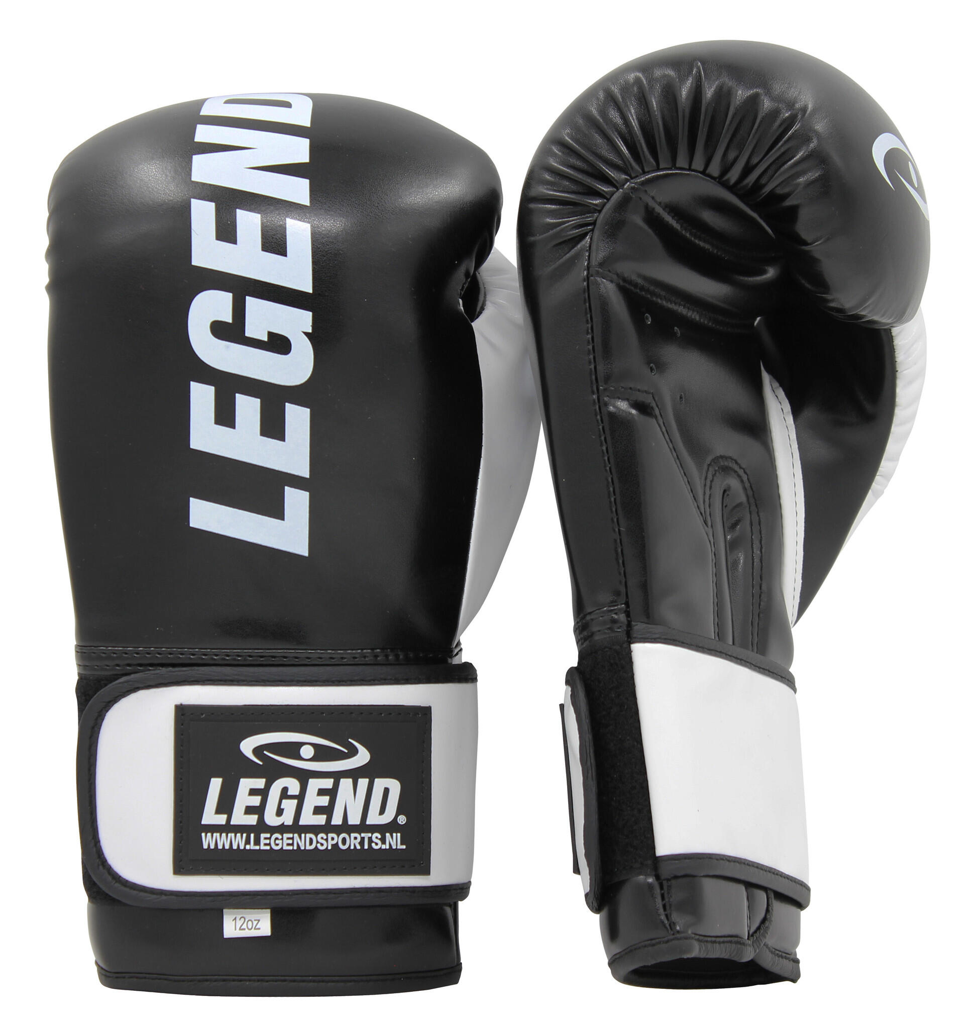 Bokshandschoenen Legend Impact Protect zwart/wit - Verschillende maten - Gemaakt 3/5