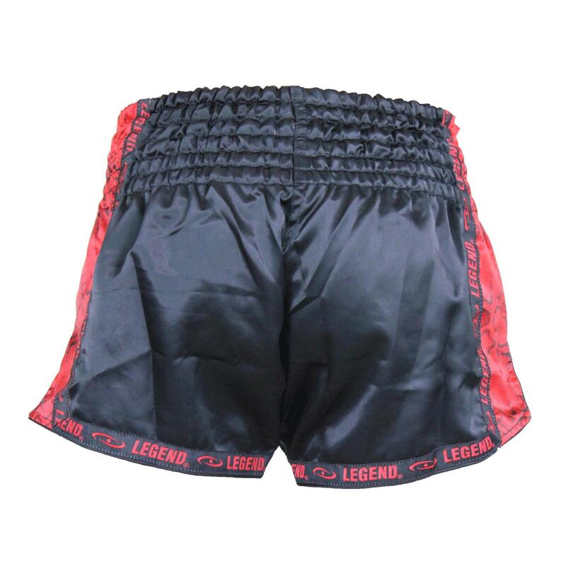 Kickboxing Shorts Enfants/Adultes Rouge Serpent Satin