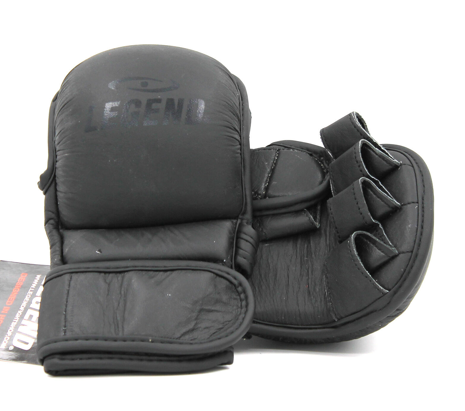 LegendPadding Bokszak en MMA Handschoenen Heren/Dames Zwart Leer 4/5