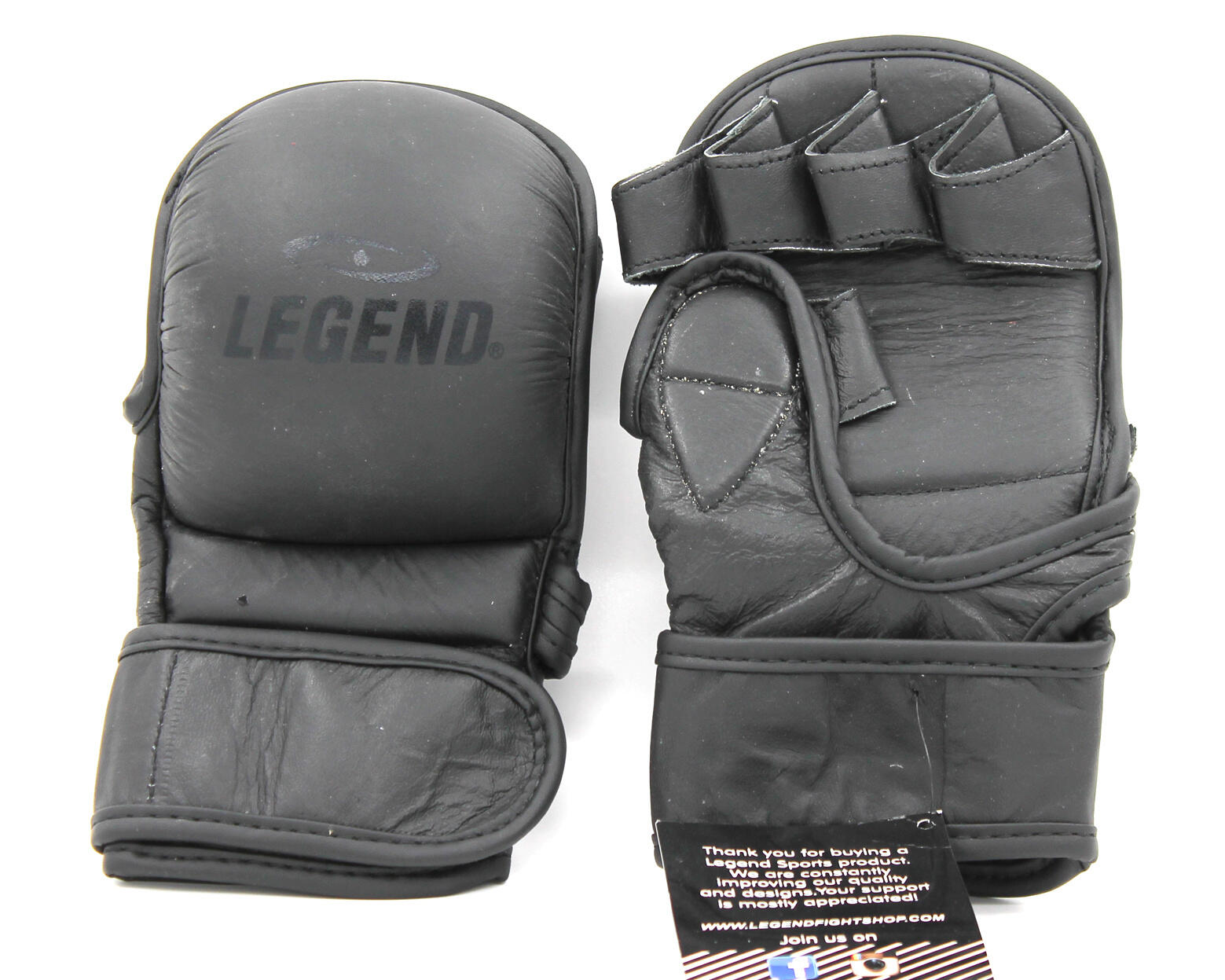 LegendPadding Bokszak en MMA Handschoenen Heren/Dames Zwart Leer 5/5