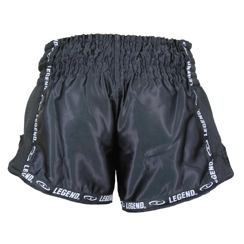 Kickboxing Shorts Enfants/Adultes Noir Mesh