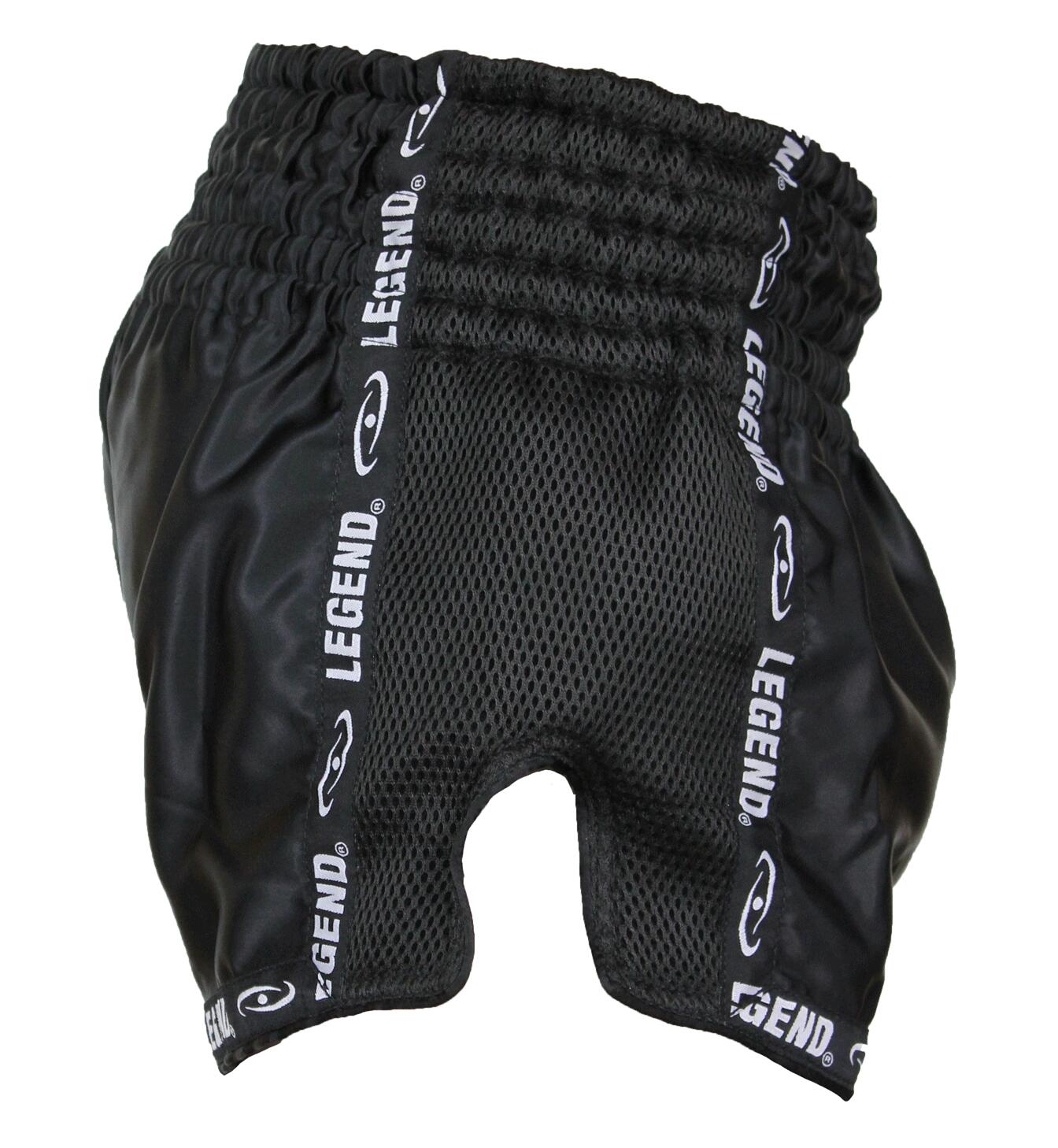 Kickboxing Shorts Enfants/Adultes Noir Mesh 5/5
