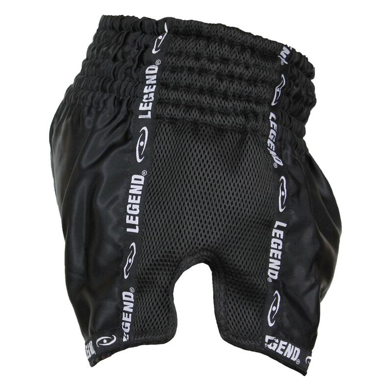 Kickboxing Shorts Enfants/Adultes Noir Mesh