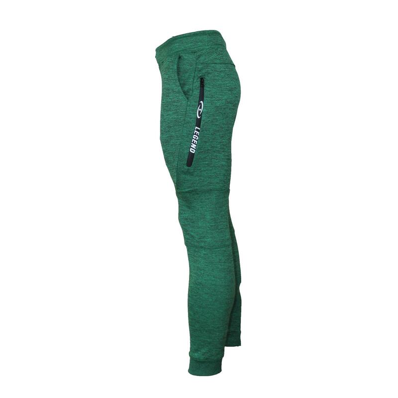 Joggingpak met Hoodie Kids/Volwassenen Groen SlimFit Polyester