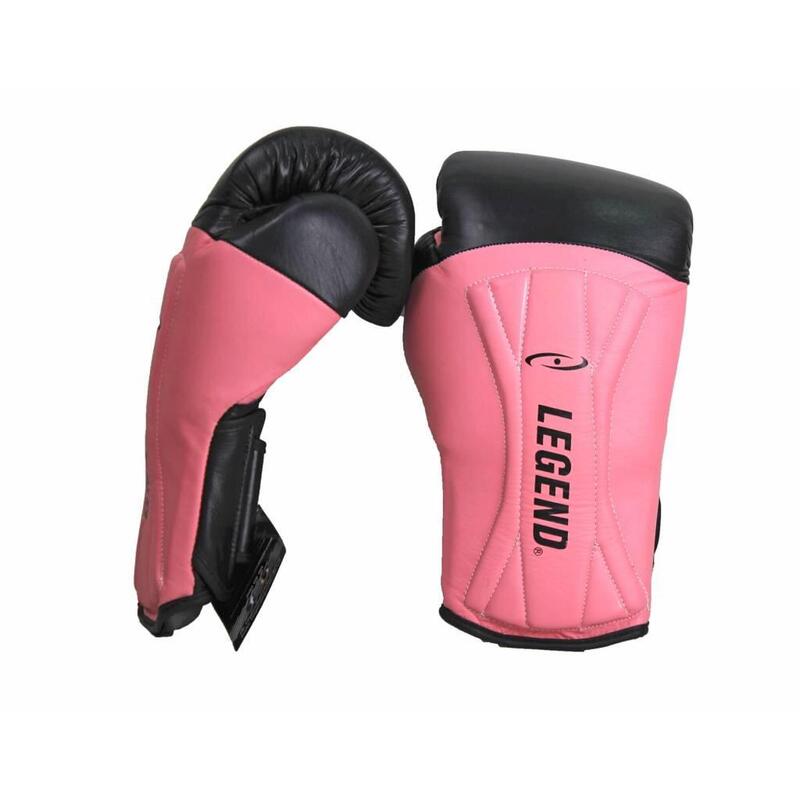 Gants de Boxe Power Special Femme Cuir Rose