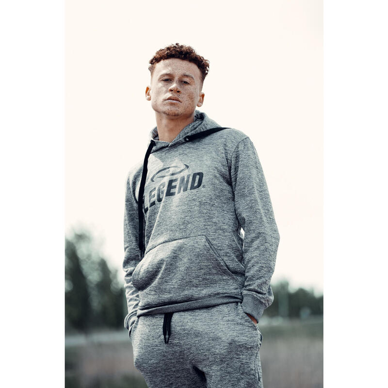 Joggingpak met Hoodie Kids/Volwassenen Grijs SlimFit Polyester