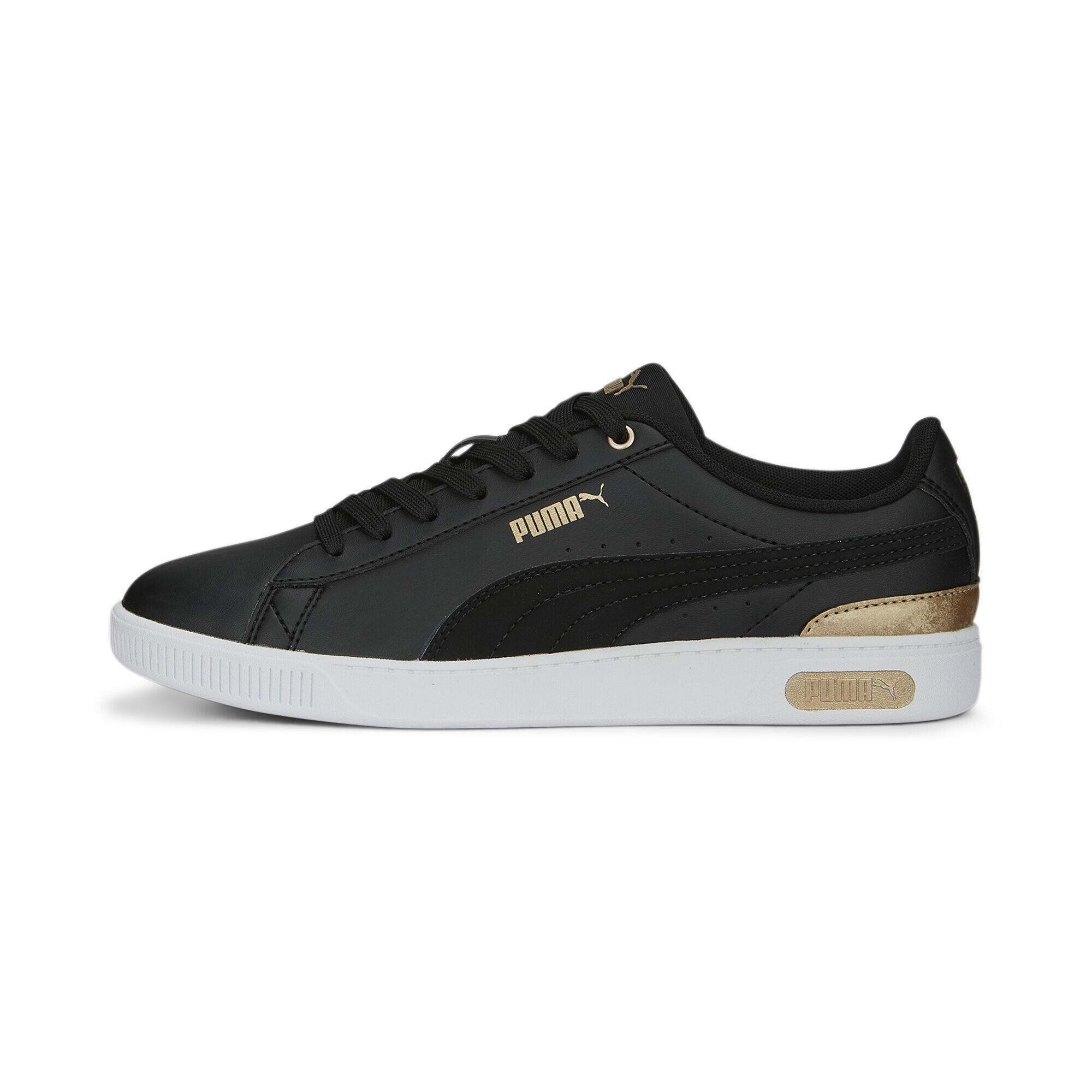 Sneakers Vikky v3 Space Metallics Femme PUMA Black Gold White 3/7