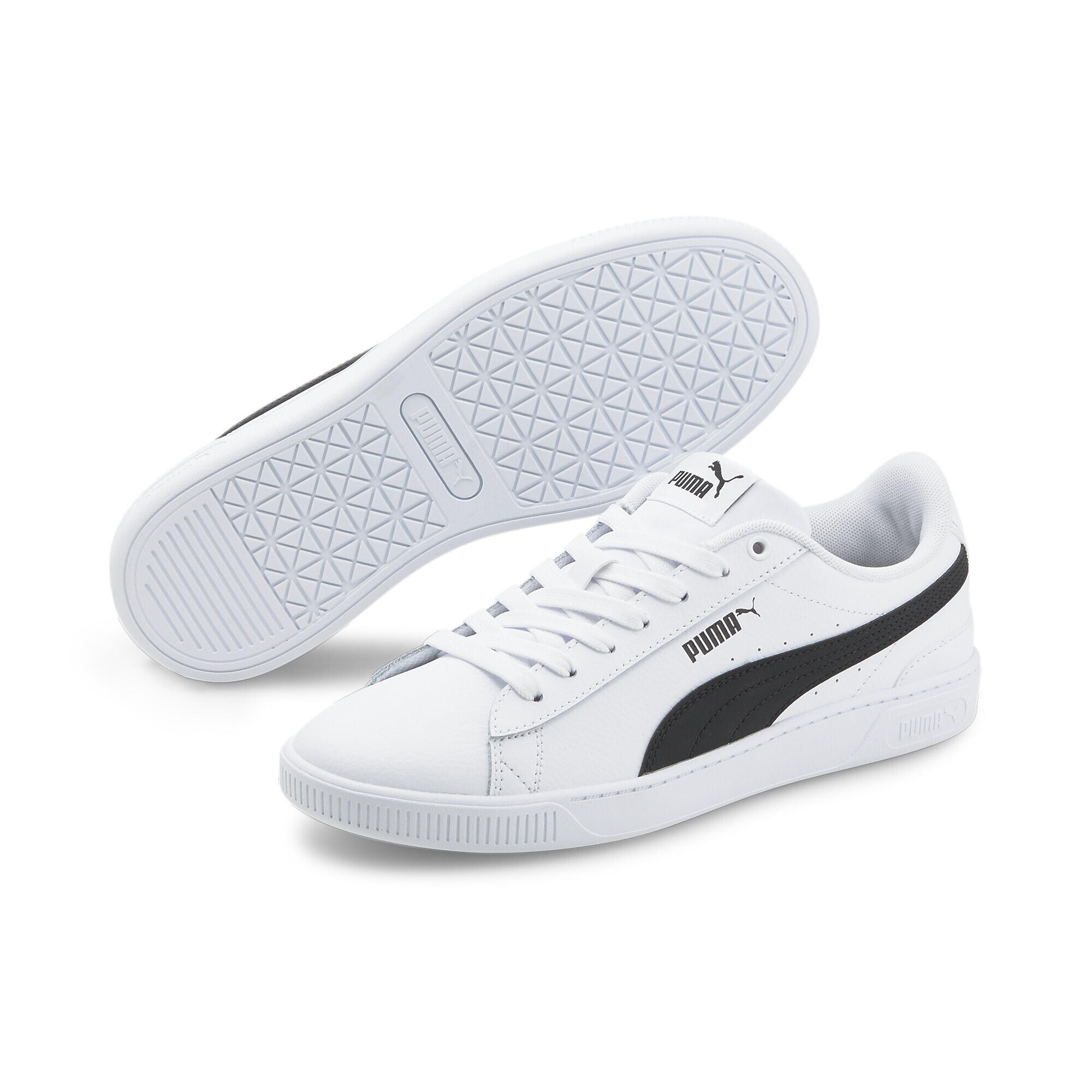 Vikky V3 Leder-Sneakers Damen PUMA Decathlon
