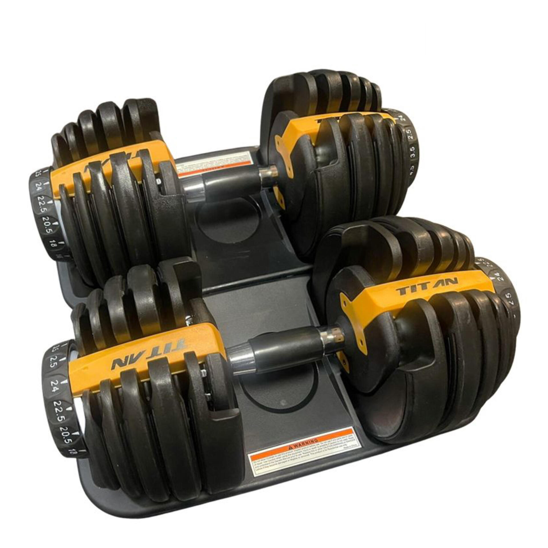 TITAN 24KG Adjustable Dumbbells 1 Pair