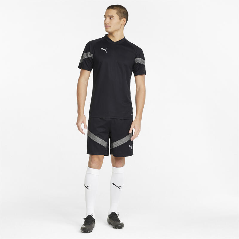 Maglia teamFINAL Training da uomo PUMA Black Smoked Pearl Silver Gray