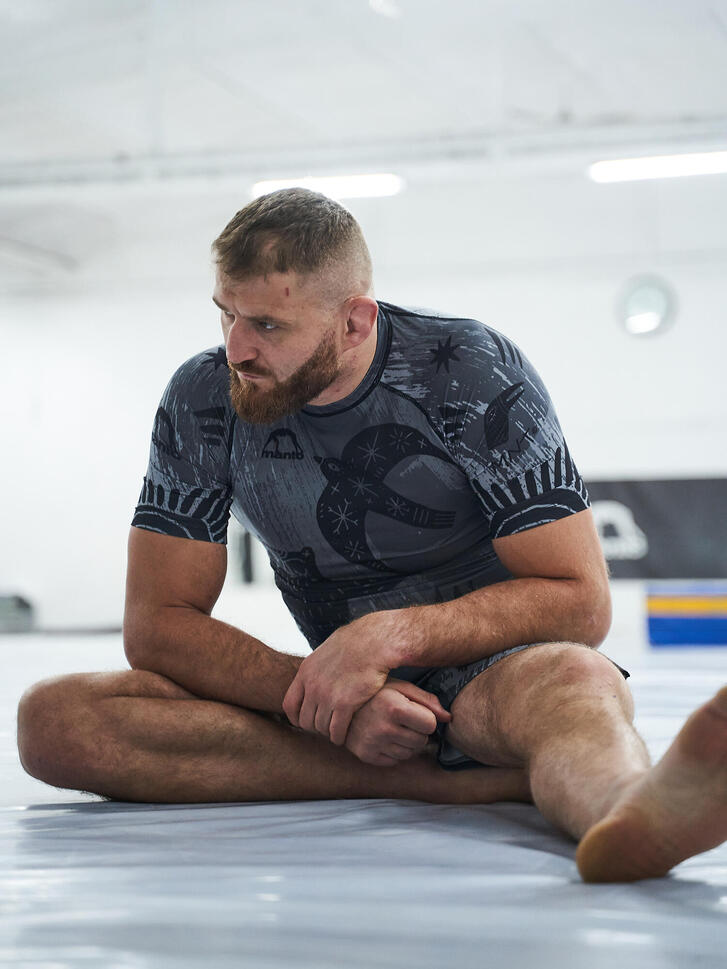 Rashguard do MMA męski Manto Livings szary