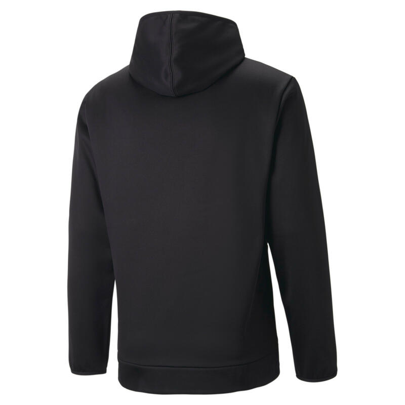 Hanorac fitness bărbați Train All Day Pwr Fleece, negru