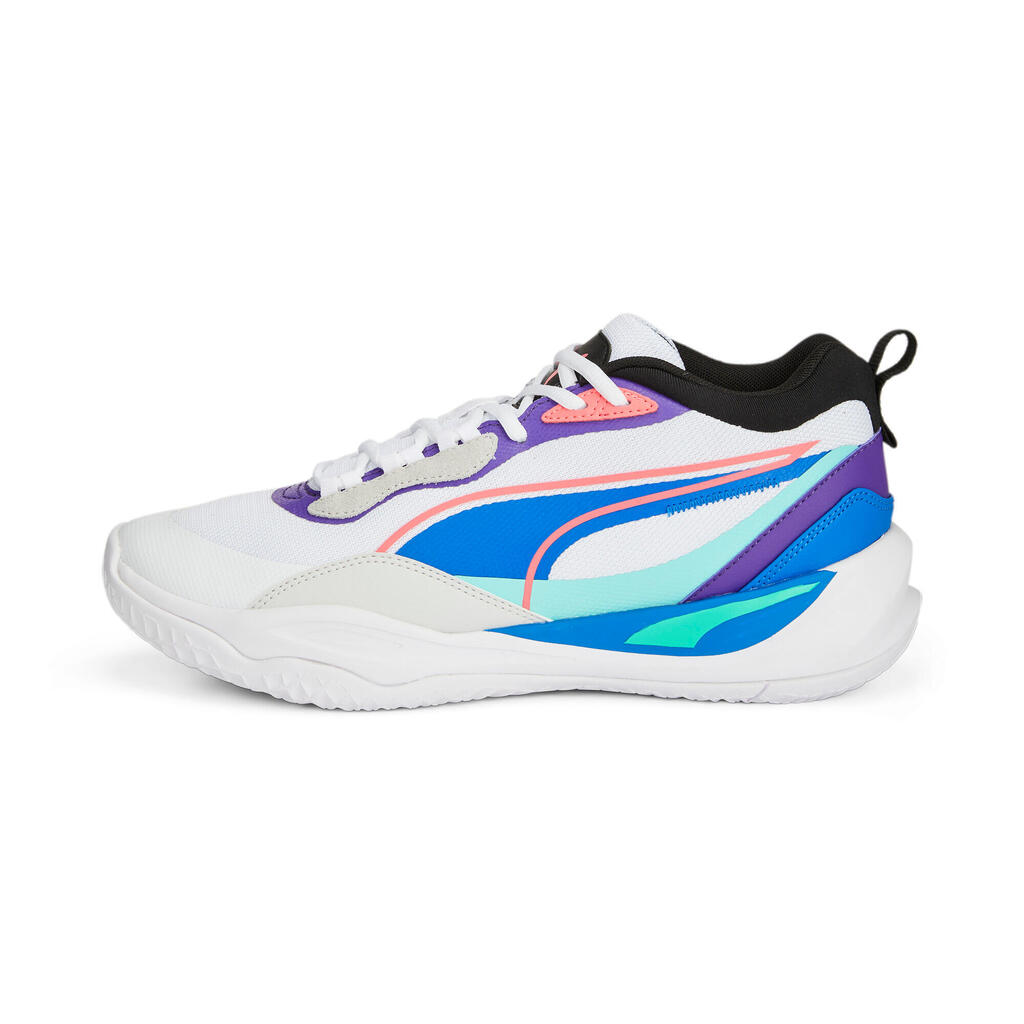 Basketball Shoes for Adults Puma Playmaker Pro White