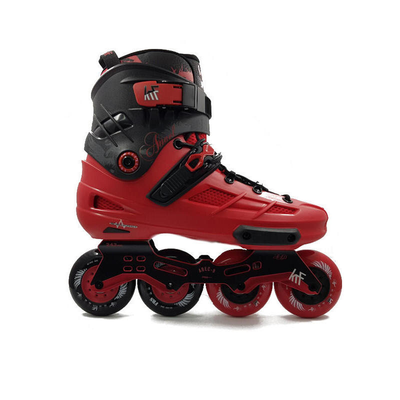 Patin 4 Ruedas de 80 cm Freeskate Krf Angel Frame Rojo-Negro