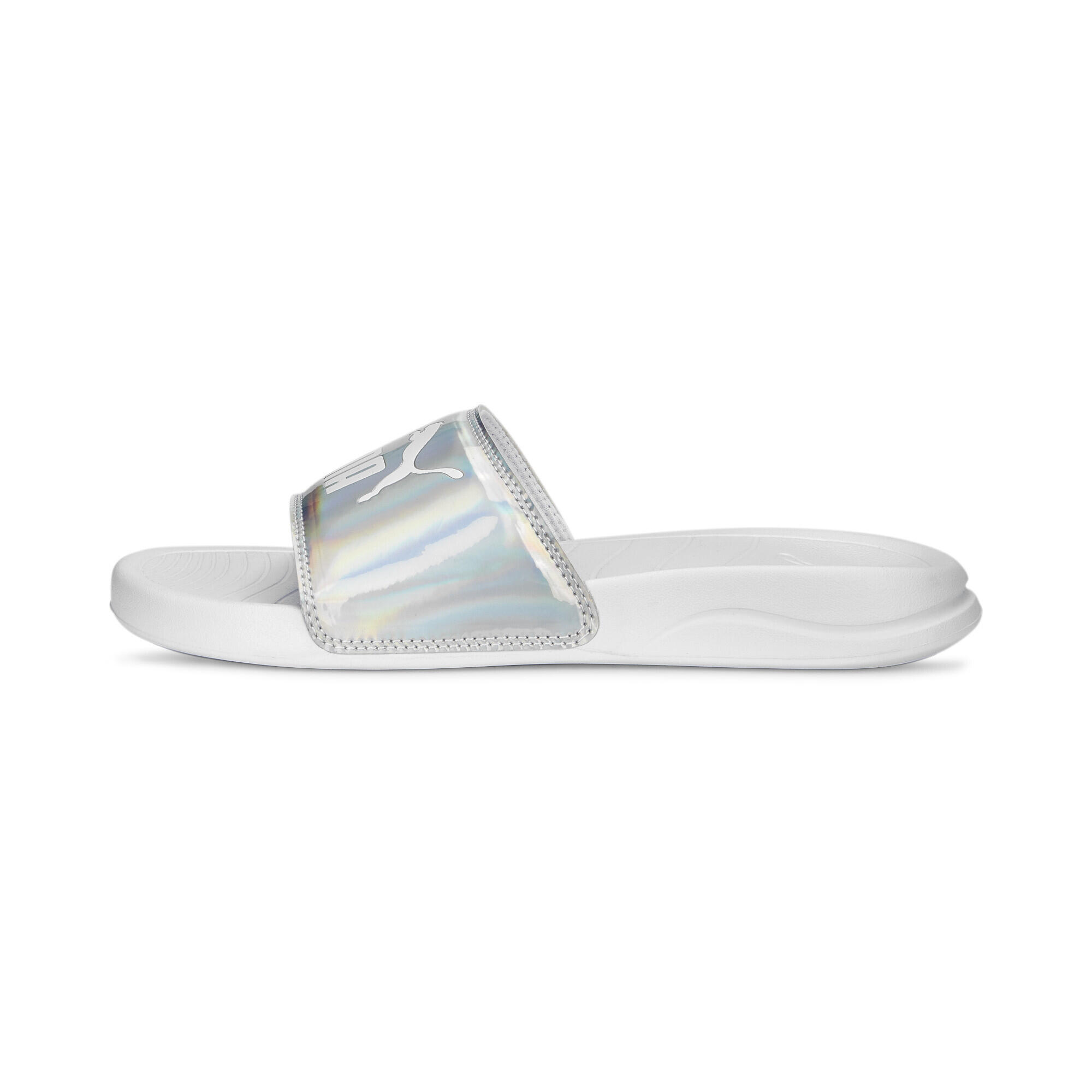 Claquettes Popcat 20 Iridescent Femme PUMA Iridescent White Metallic 3/6