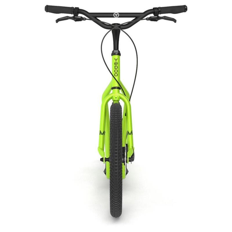 Trottinette avec pneus gonflables  Mezeq RunRun  Vert