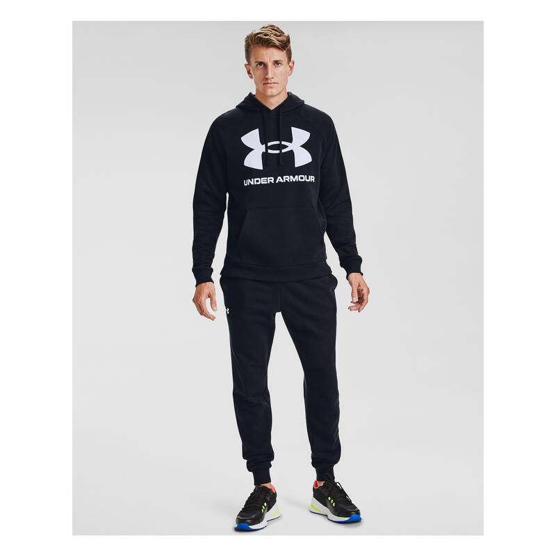 Capuche Under Armour Rival Fleece Big Logo, Noir, Hommes