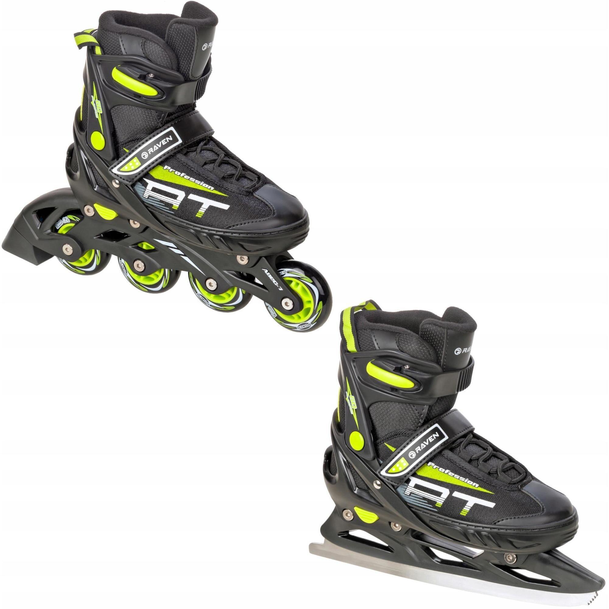 Patine Raven Profession, Negru/Galben