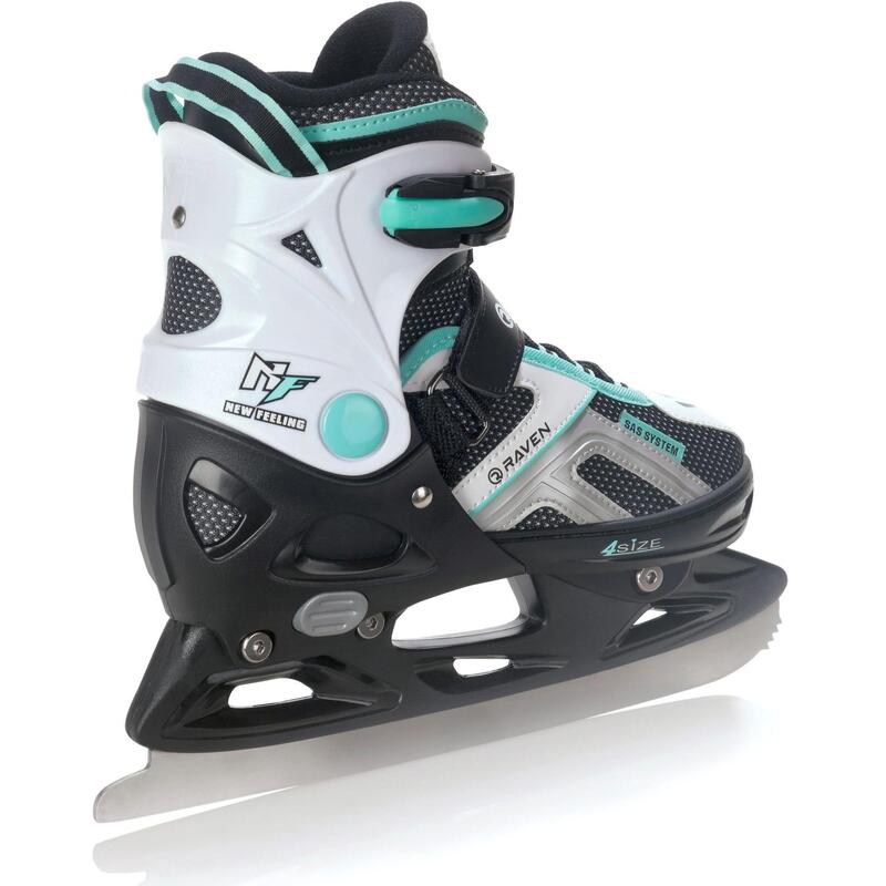 Patine Raven Pulse, Negru/Turcoaz