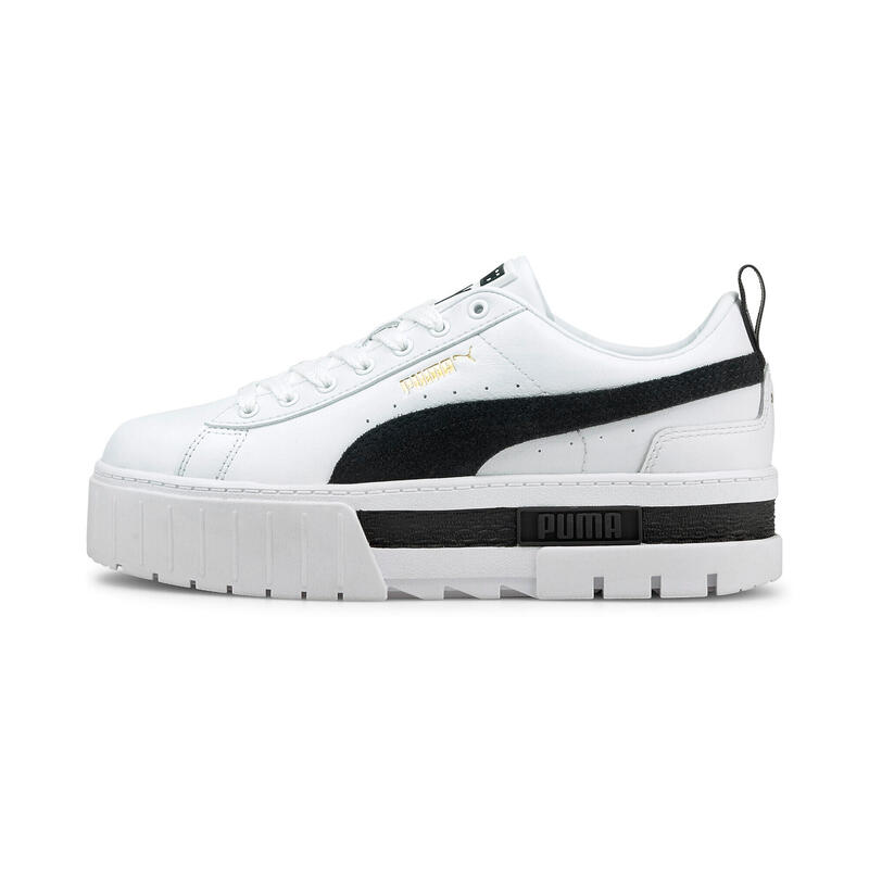 Białe Sneakersy Puma Mayze Lth Wn Damskie