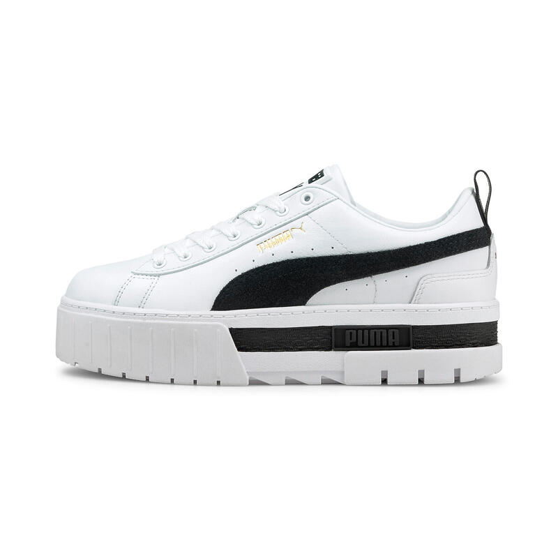 Sneakers Puma Mayze Lth Wn's Weiss Dame