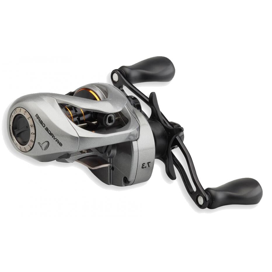 Savage Gear - Moulinet Casting Savage Gear Sg6 300 Bc Lh (248g - 5.6:1 - 70cm - 9kg - 5+1) - Moulinet - Gris|noir - Decathlon