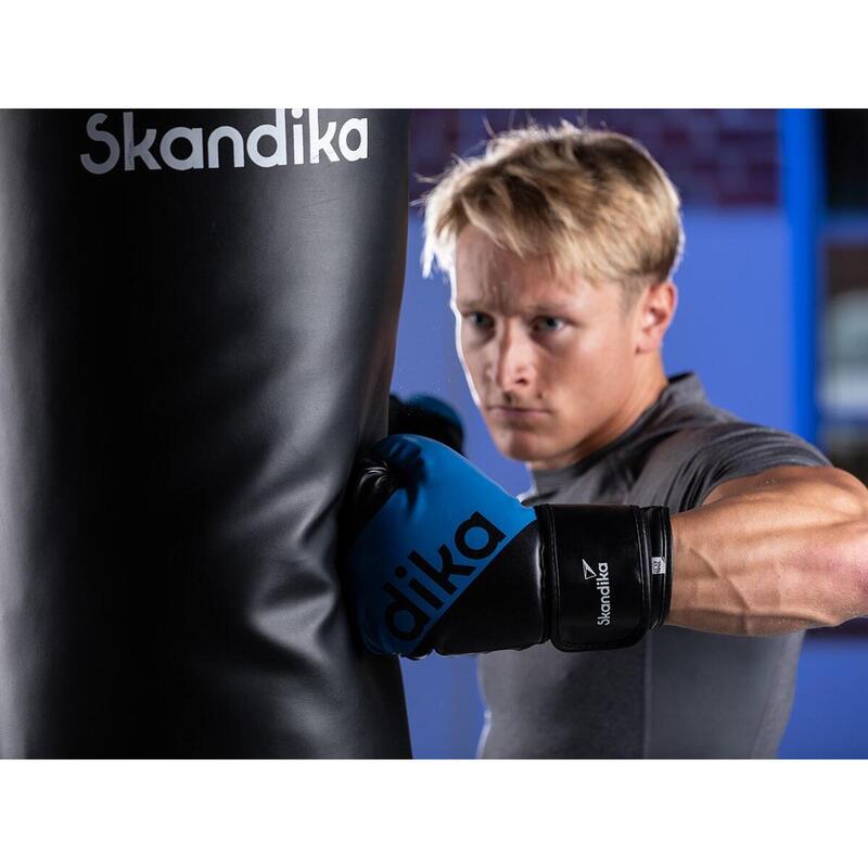Boxhandschuhe - Fitness - Blau - für Boxsack Training und Sparring