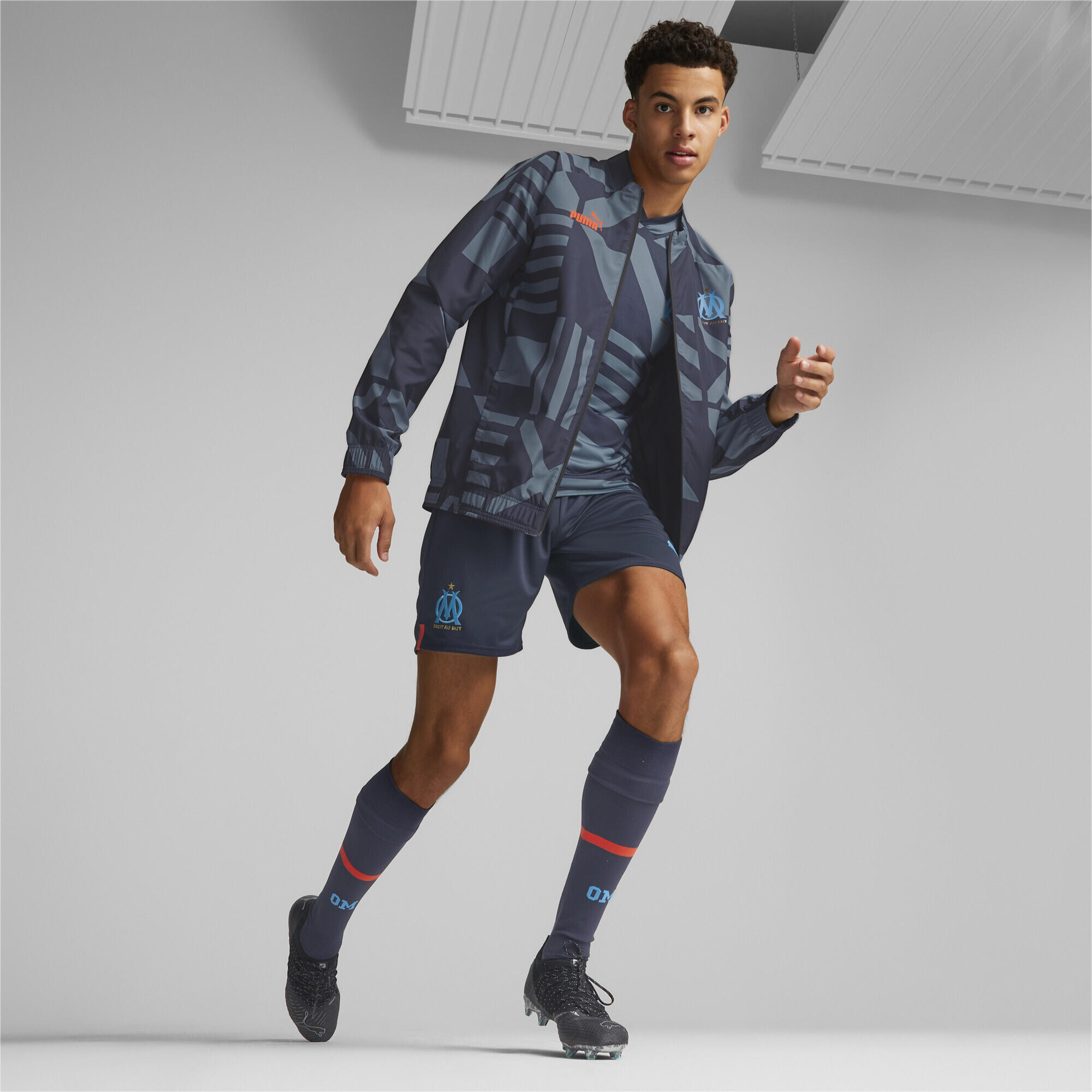 Blouson d’avant-match de football Olympique de Marseille Homme PUMA 3/7