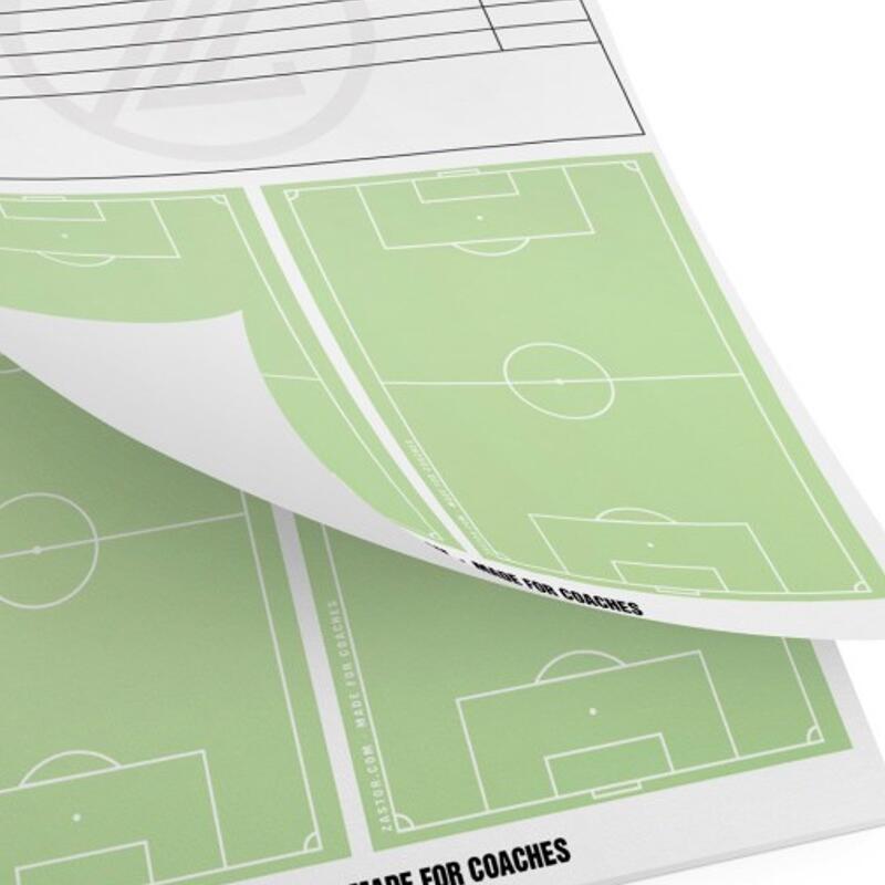Recambio Bloc Pizarra Fútbol Zastor 50 Hojas 2/3