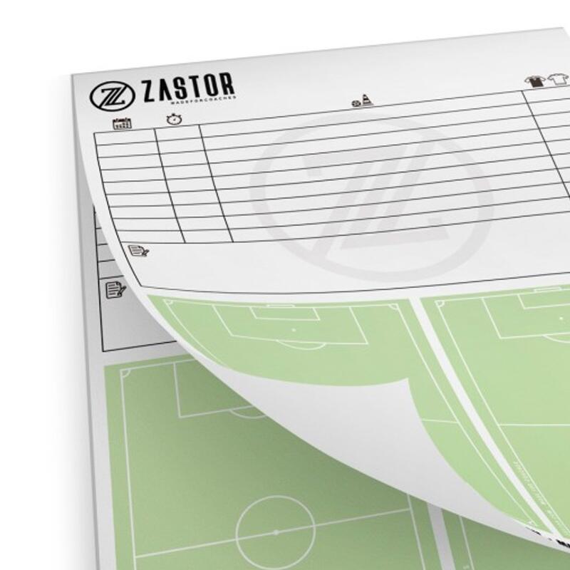 Recambio Bloc Pizarra Fútbol Zastor 50 Hojas