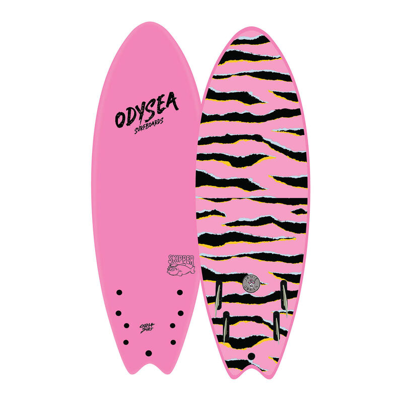 Catchsurf Odysea 60 Skipper Pro Job Quad Softboard (hot pink)