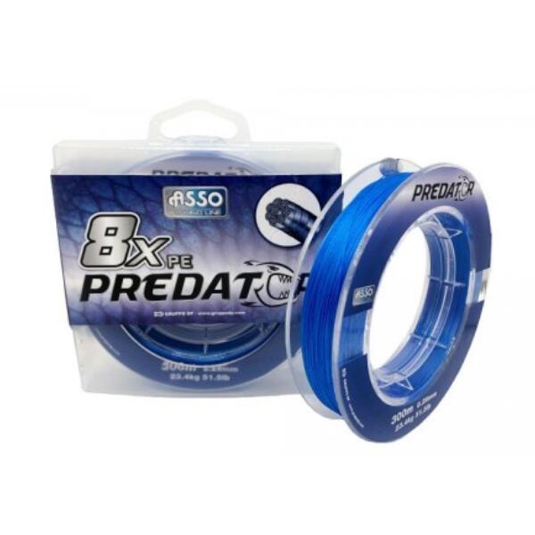 ASSO FISHING LINE Trecciato da pesca Asso 8X PE Predator - 300 mt
