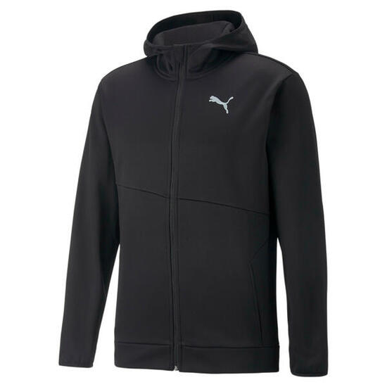 Full Zip Fleece-Kapuzen-Sweatshirt Puma All day