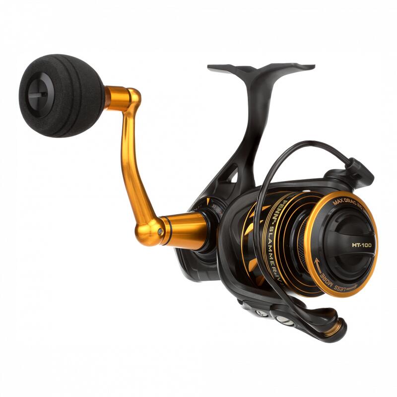 Moulinet Spinning Penn Slammer IV (1215g - 10500 - 395m/0,56mm - 109cm - 27.2kg)