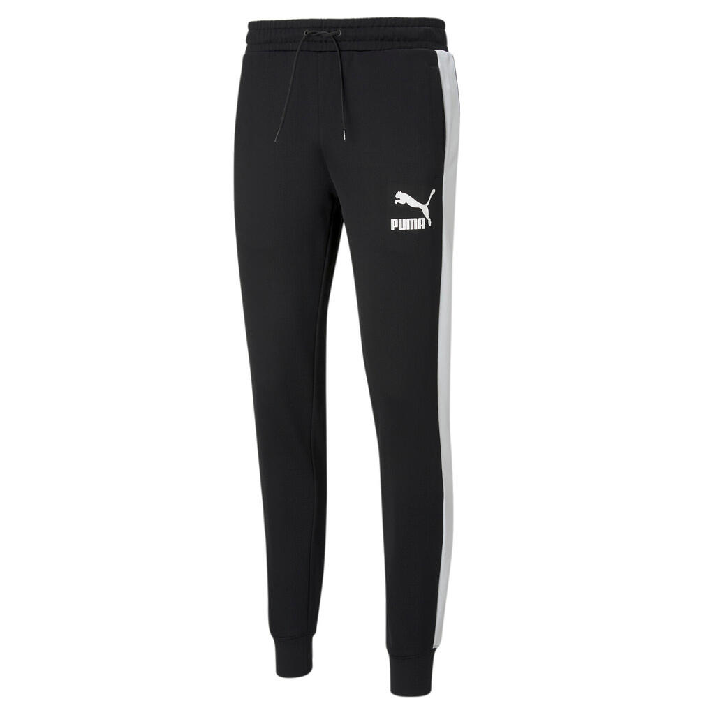 PUMA Mens Iconic T7 Track Pants Trousers - Black