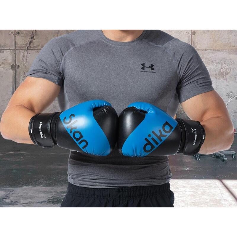 Gants de boxe – Gants d'entraînement confortables - bleu