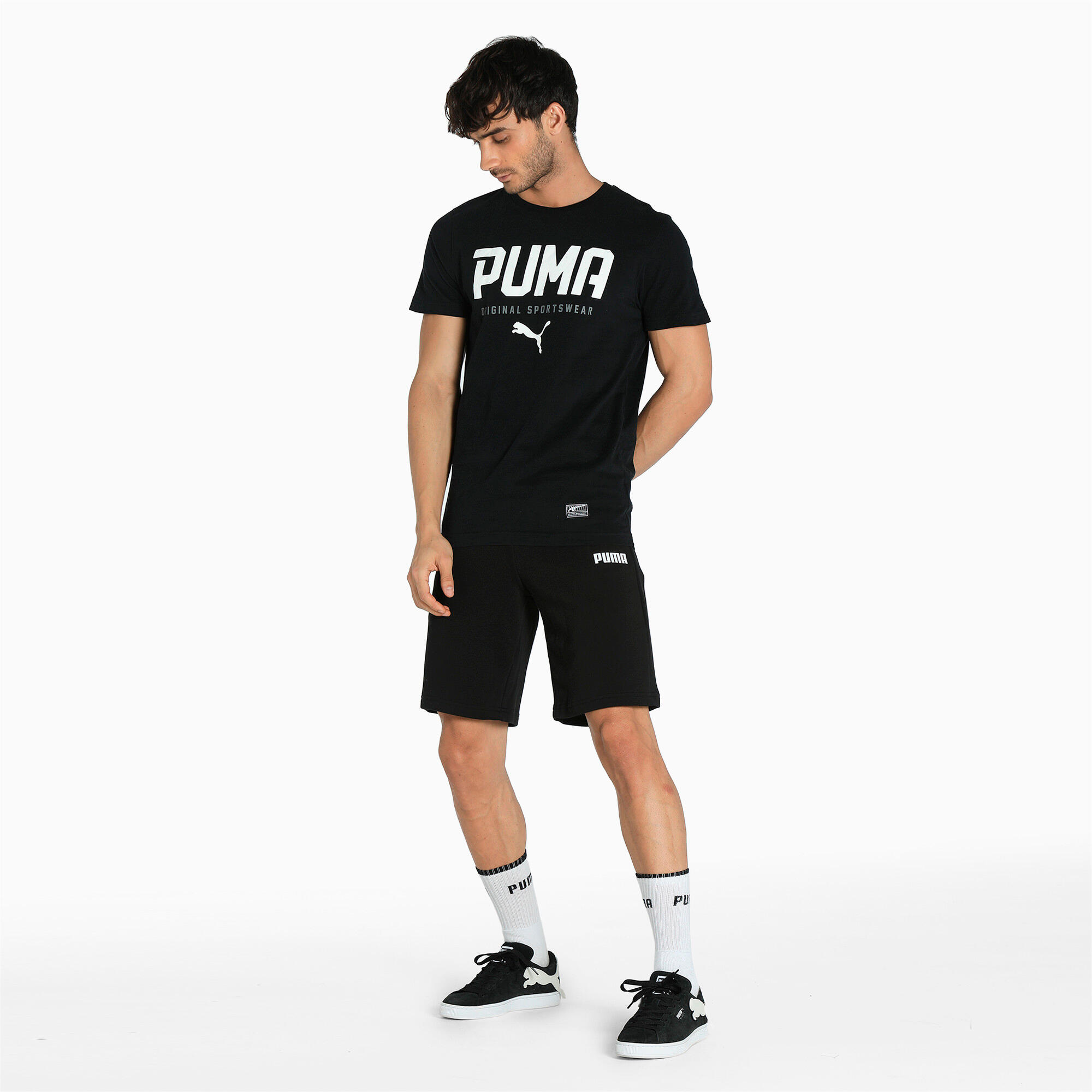 Calções de treino PUMA Essentials para homem - Preto 3/7