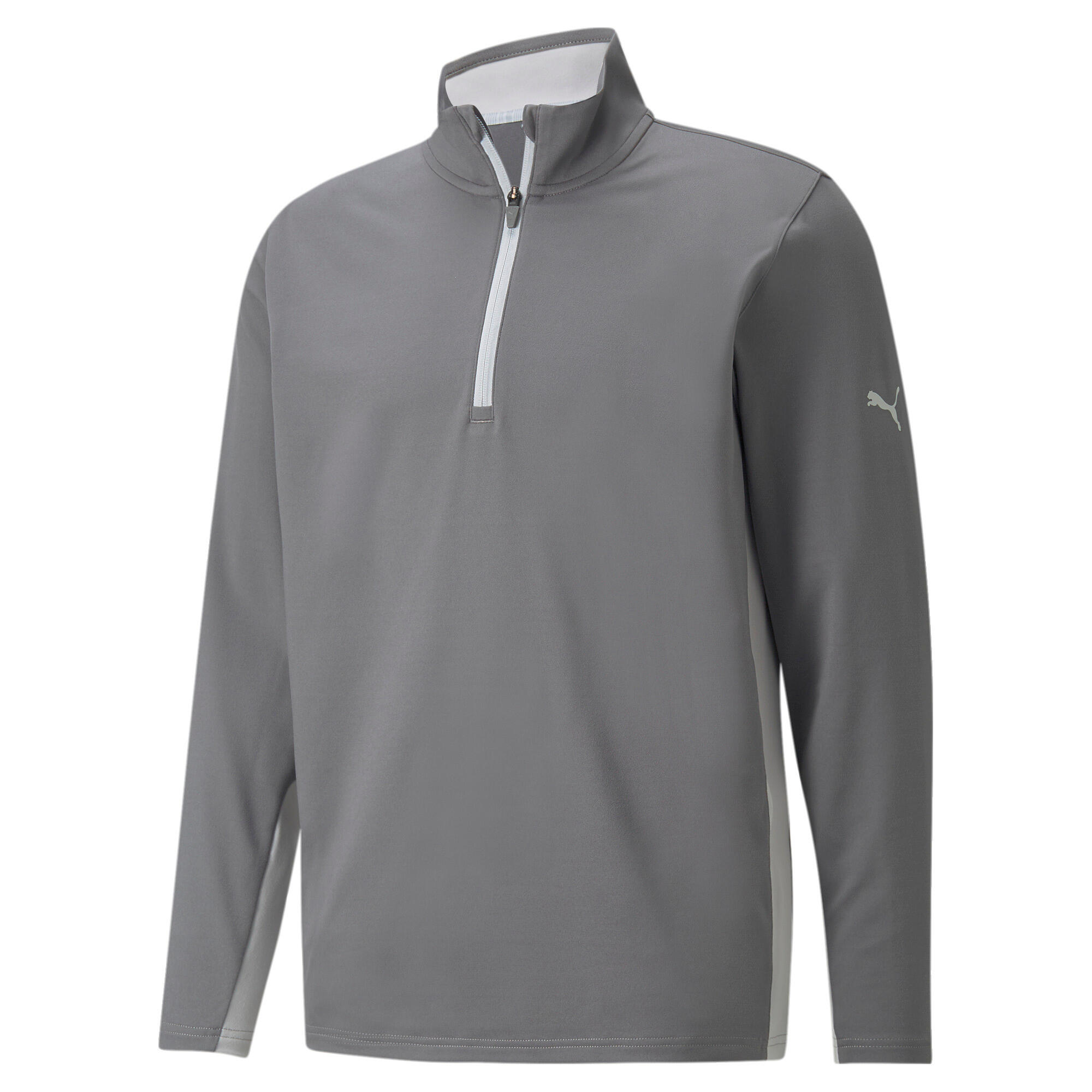 PUMA Mens Gamer Quarter-Zip Golf Sweatshirt - Quiet Shade 5/7