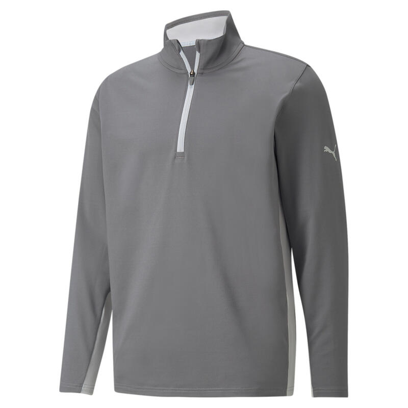 Camisola de golfe PUMA Mens Gamer Quarter-Zip - Quiet Shade