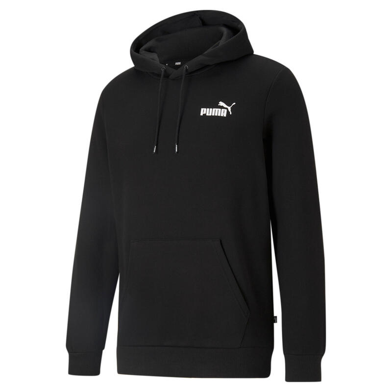 Férfi kapucnis pulóver, Puma Essential Small Logo Hoodie, fekete