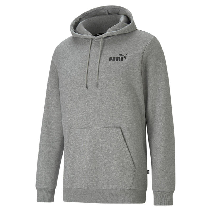 Férfi kapucnis pulóver, Puma Essential Small Logo Hoodie, szürke