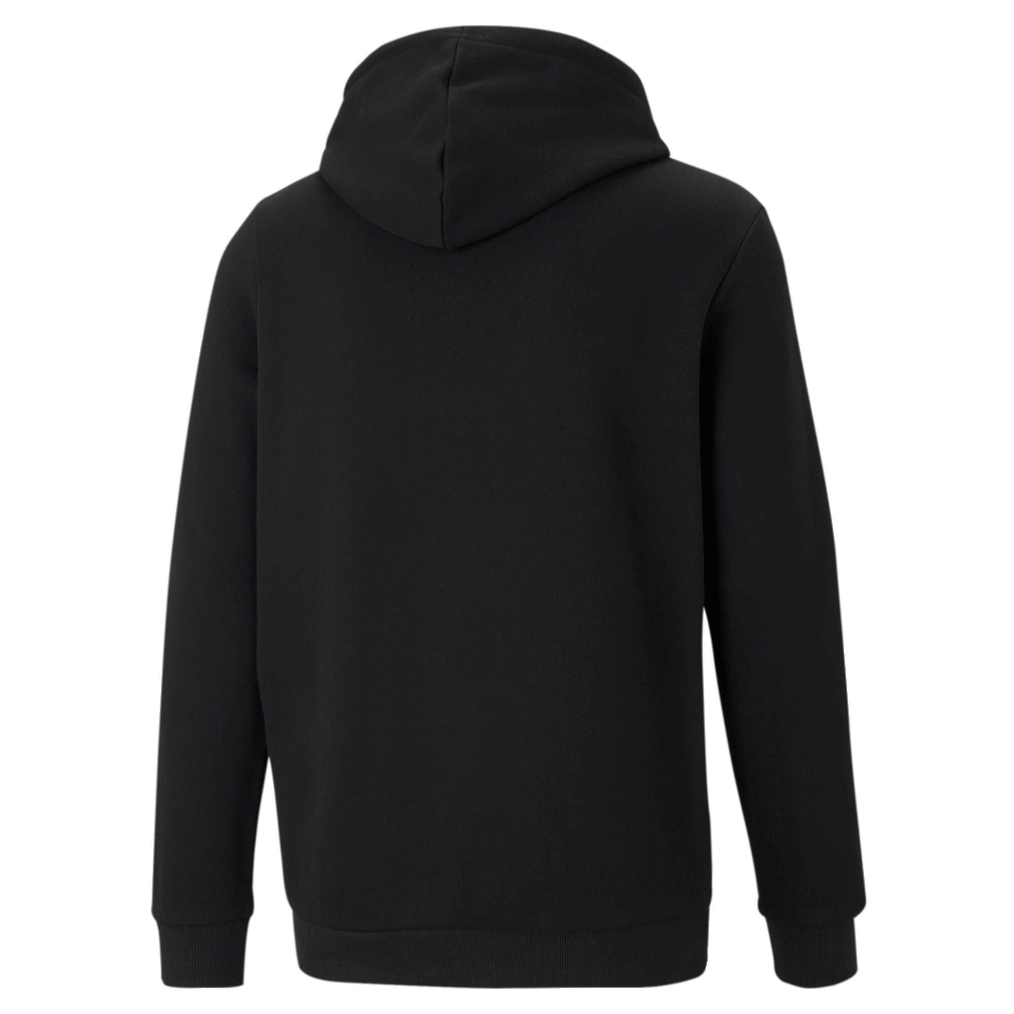 PUMA Mens Essentials Small Logo Hoodie Hooded Top - Black 2/3