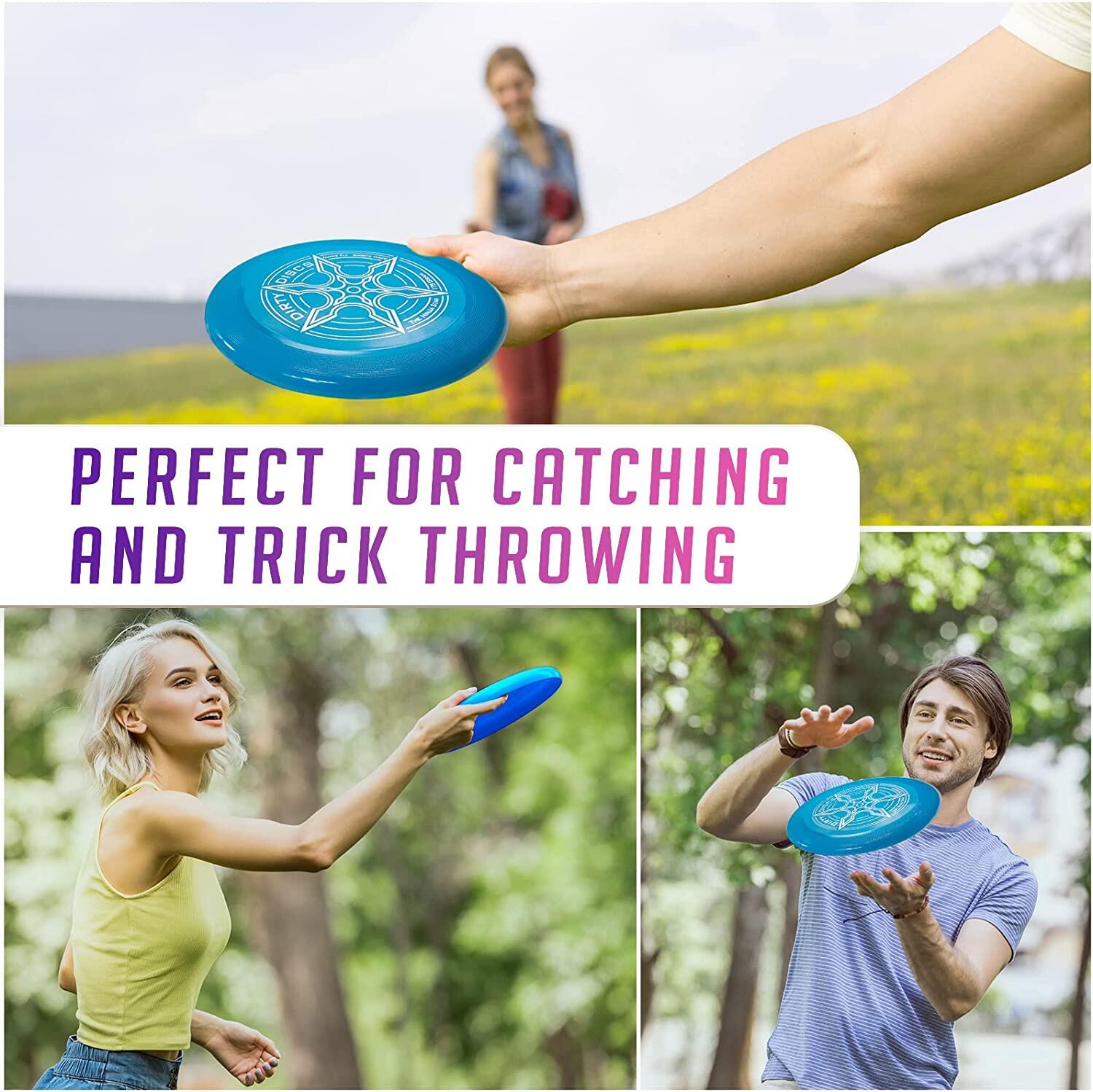 4 Pieces Flying Disc Flying Game Mini Frisbee Throwing Disc Silicone - View #7