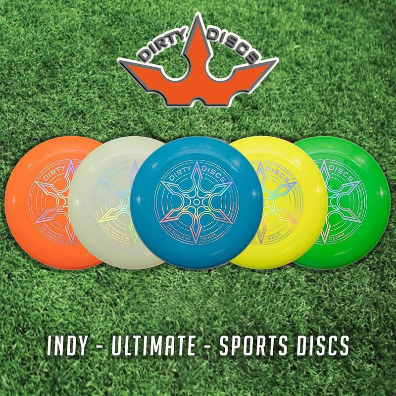 Indy Dirty Disc Frisbee, Professional Throwing for Adults, Childre INDY - Decathlon