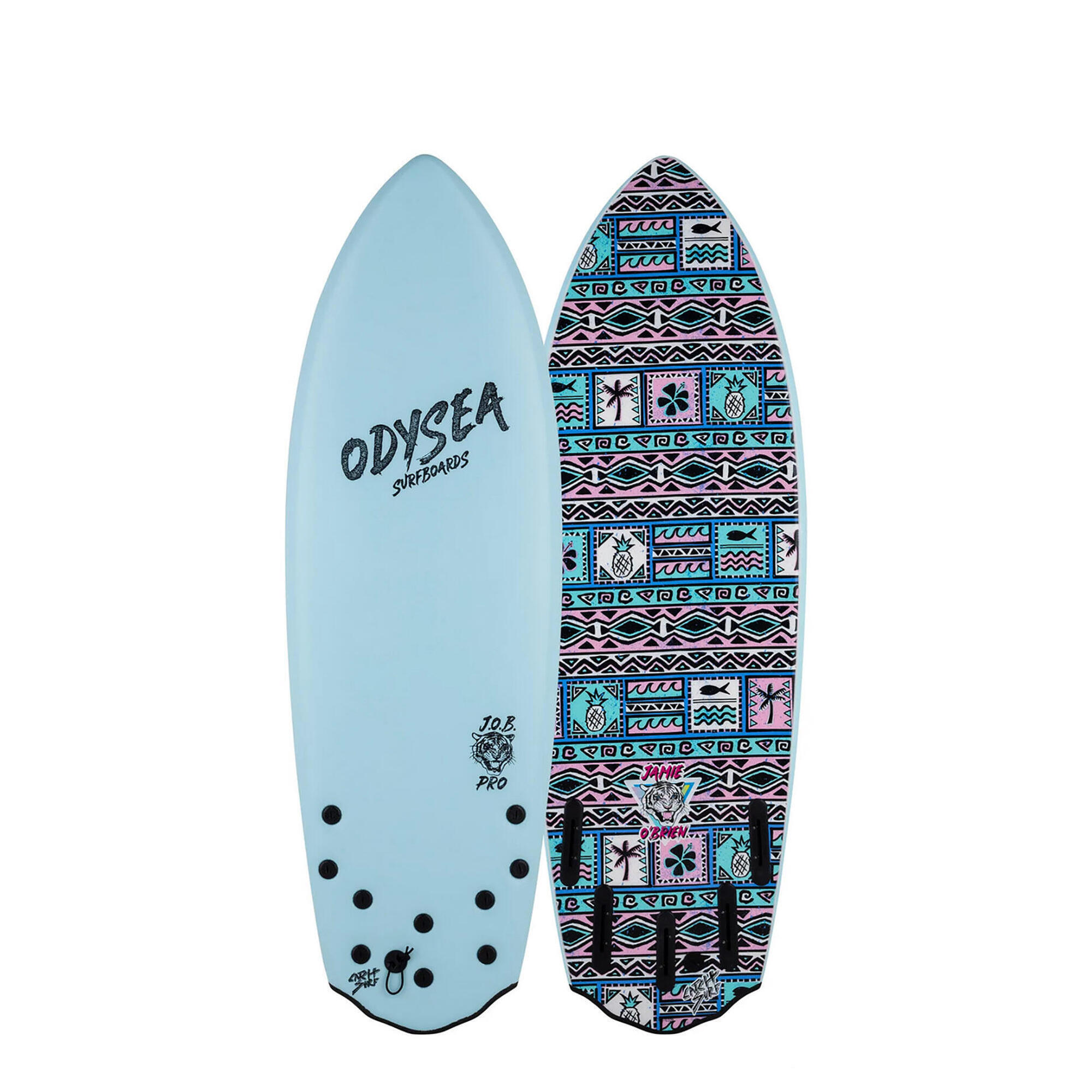 CATCH SURF Catchsurf Odysea 5.2 Pro Job five fins Softboard (Sky Blue 20)